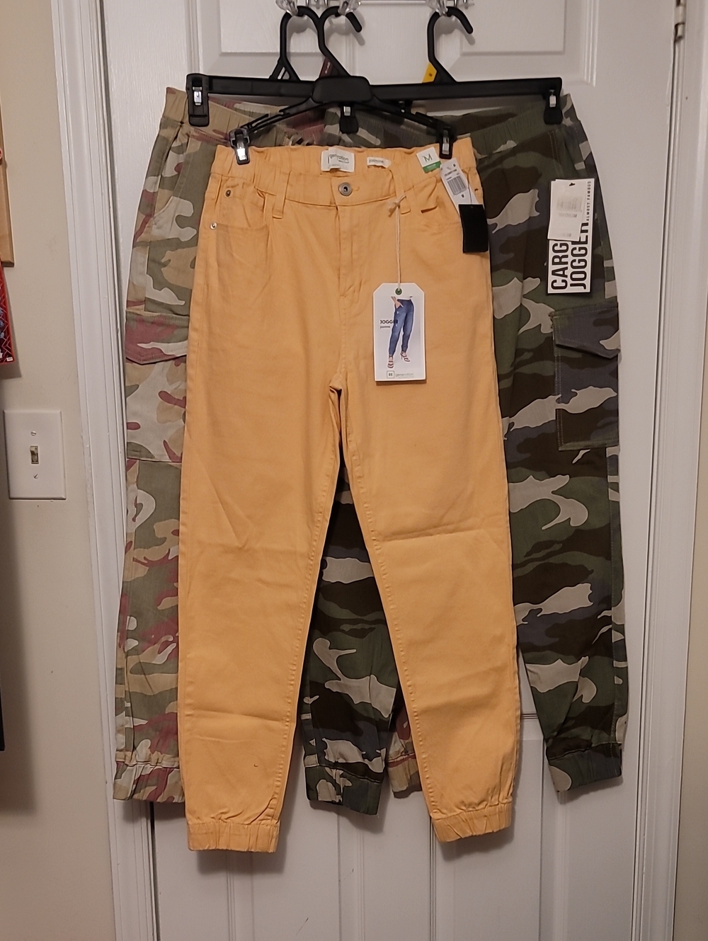 3 Pairs Of Cargo Jogger Pants